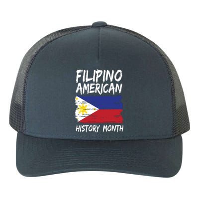 Filipino American History Month | Philippines Flag Yupoong Adult 5-Panel Trucker Hat