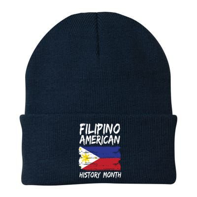 Filipino American History Month | Philippines Flag Knit Cap Winter Beanie