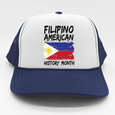 Filipino American History Month | Philippines Flag Trucker Hat