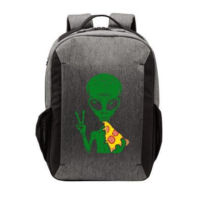 Funny Alien Head Eating Pizza Ufo Extraterrestrial Vector Backpack