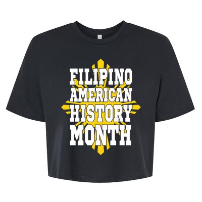 Filipino American History Month Bella+Canvas Jersey Crop Tee