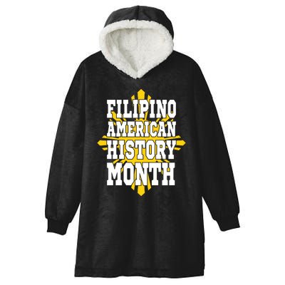 Filipino American History Month Hooded Wearable Blanket