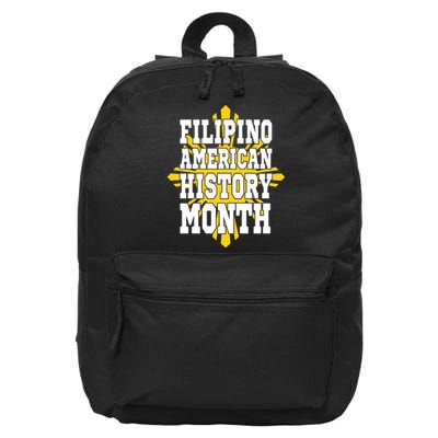 Filipino American History Month 16 in Basic Backpack