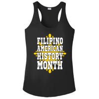 Filipino American History Month Ladies PosiCharge Competitor Racerback Tank