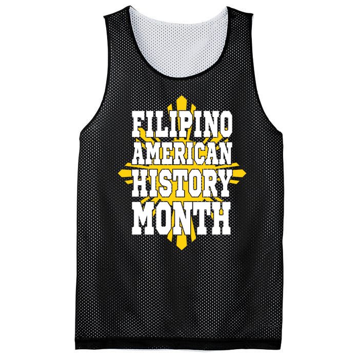 Filipino American History Month Mesh Reversible Basketball Jersey Tank