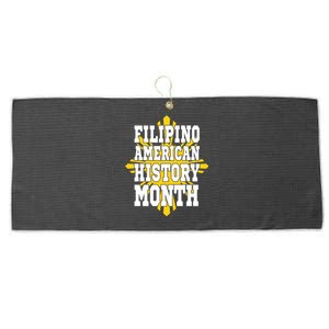 Filipino American History Month Large Microfiber Waffle Golf Towel