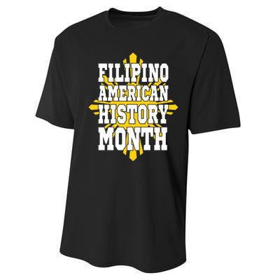 Filipino American History Month Performance Sprint T-Shirt