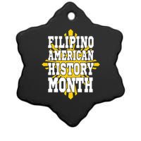 Filipino American History Month Ceramic Star Ornament