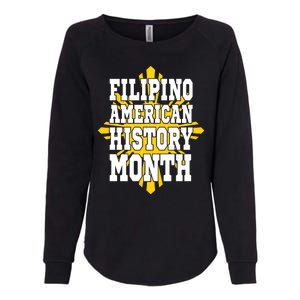 Filipino American History Month Womens California Wash Sweatshirt