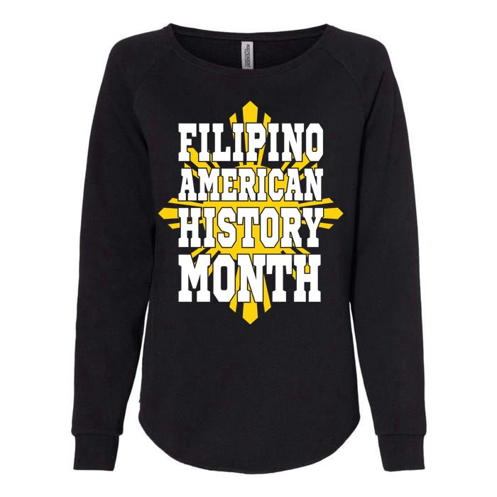 Filipino American History Month Womens California Wash Sweatshirt