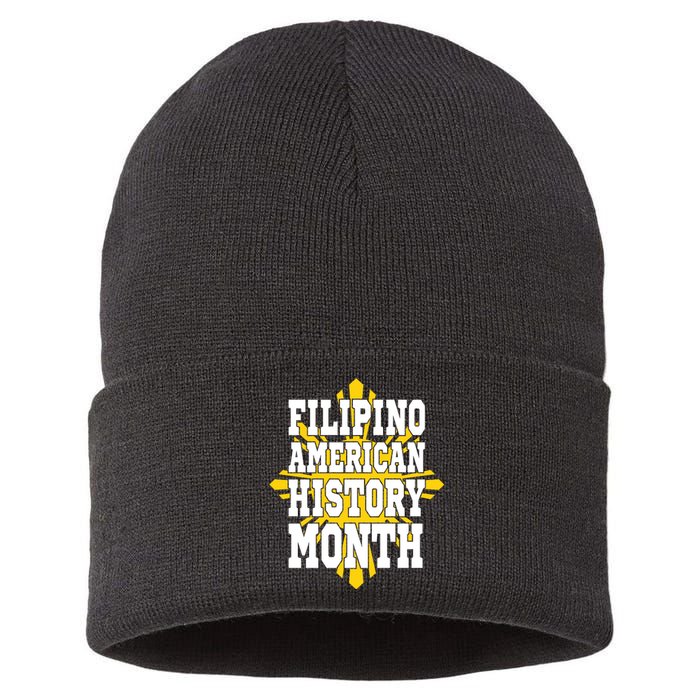 Filipino American History Month Sustainable Knit Beanie