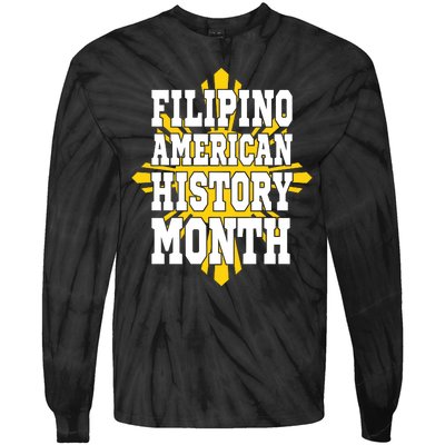 Filipino American History Month Tie-Dye Long Sleeve Shirt