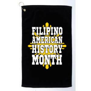 Filipino American History Month Platinum Collection Golf Towel