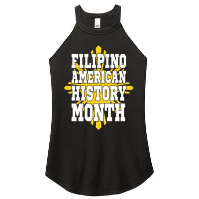 Filipino American History Month Women's Perfect Tri Rocker Tank