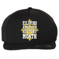 Filipino American History Month Wool Snapback Cap