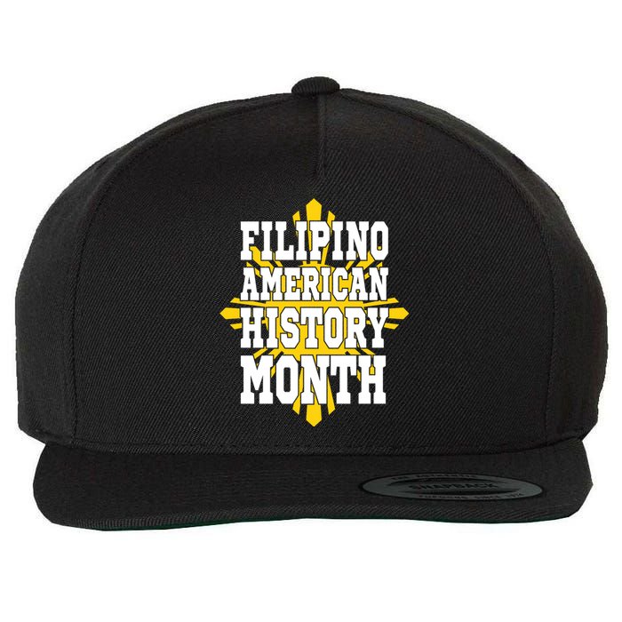 Filipino American History Month Wool Snapback Cap