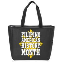 Filipino American History Month Zip Tote Bag