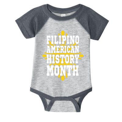 Filipino American History Month Infant Baby Jersey Bodysuit