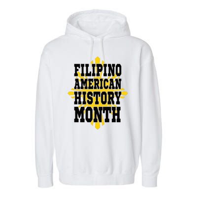 Filipino American History Month Garment-Dyed Fleece Hoodie