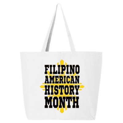 Filipino American History Month 25L Jumbo Tote