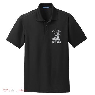 Floats And Hoes Funny Float Trip Tubing River Float Dry Zone Grid Polo