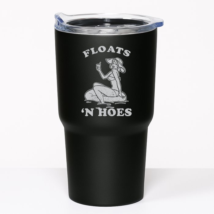 Floats And Hoes Funny Float Trip Tubing River Float Tumbler