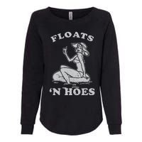 Floats And Hoes Funny Float Trip Tubing River Float Womens California Wash Sweatshirt