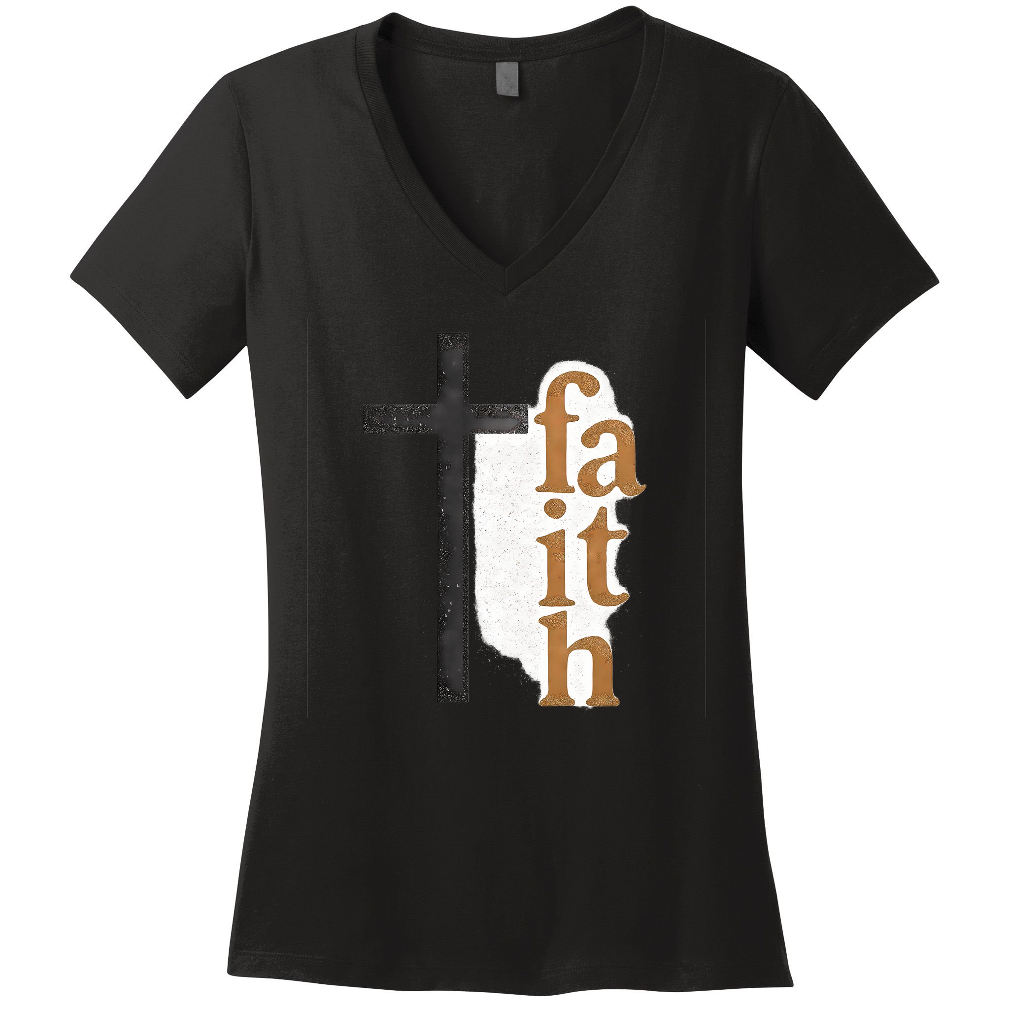 Faith and Hope Women's V-Neck T-Shirt