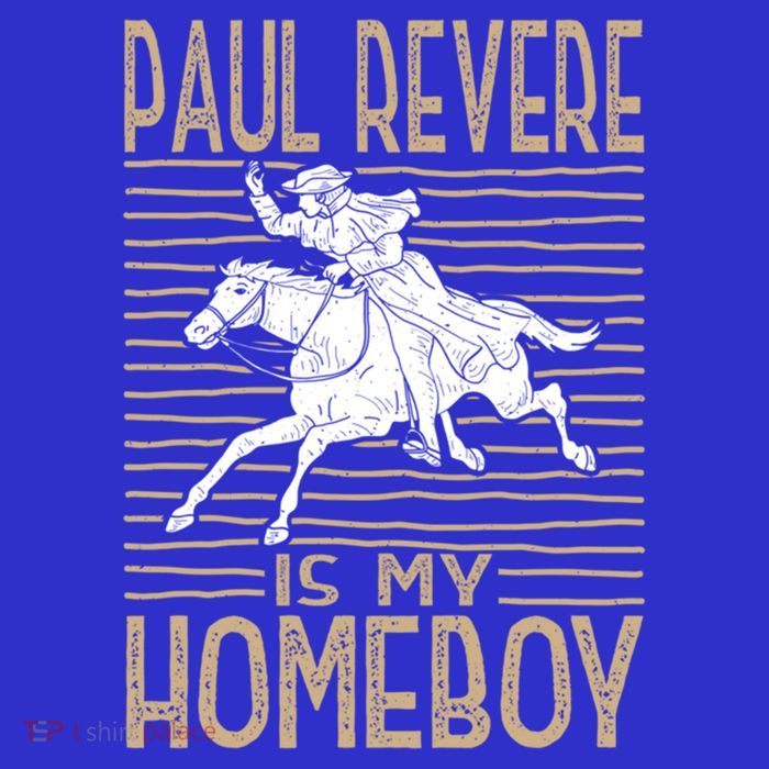 Funny American History Cute Gift Paul Revere Novelty Gift Tall T-Shirt
