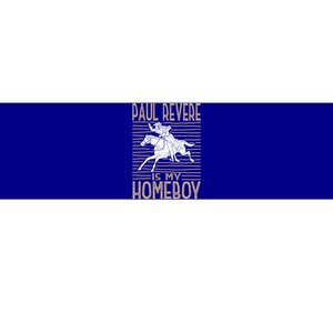 Funny American History Cute Gift Paul Revere Novelty Gift Bumper Sticker