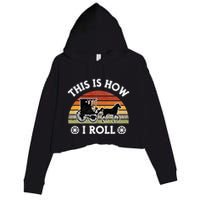 Funny Amish Horse & Buggy This Is How I Roll Lancaster Pa. Crop Fleece Hoodie
