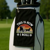 Funny Amish Horse & Buggy This Is How I Roll Lancaster Pa. Golf Towel