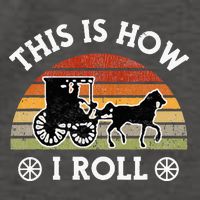 Funny Amish Horse & Buggy This Is How I Roll Lancaster Pa. Vector Backpack