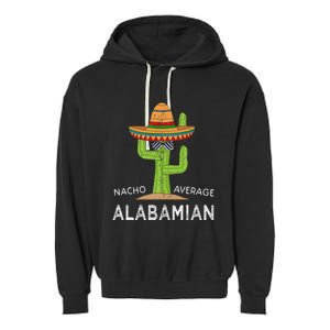 Fun Alabamian Humor Saying Funny Native Alabama Home Garment-Dyed Fleece Hoodie