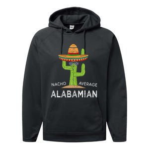 Fun Alabamian Humor Saying Funny Native Alabama Home Performance Fleece Hoodie