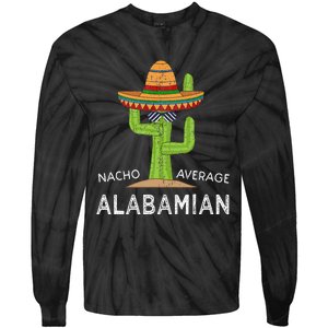 Fun Alabamian Humor Saying Funny Native Alabama Home Tie-Dye Long Sleeve Shirt