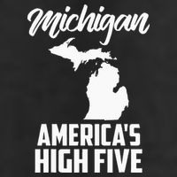 Funny Americas High Five State Of Michigan Gift Men Women Beanie