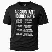 Funny Accountant Hourly Rate Accounting CPA Humor TShirt Cooling Performance Crew T-Shirt