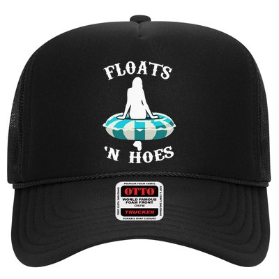 Floats And Hoes Funny Summer Vacation Float Trip Tubing Trucker Hat