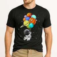Funny Astronaut Holding Planet Balloons Space Toddler Cooling Performance Crew T-Shirt
