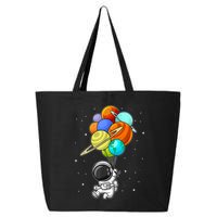 Funny Astronaut Holding Planet Balloons Space Toddler 25L Jumbo Tote