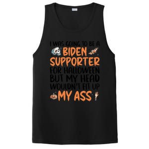 Funny Antibiden Halloween Was Going To Be A Biden Supporter Funny Gift PosiCharge Competitor Tank