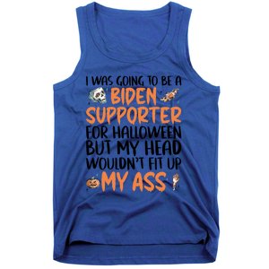 Funny Antibiden Halloween Was Going To Be A Biden Supporter Funny Gift Tank Top