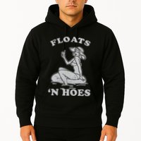 Floats And Hoes Funny Float Trip Tubing River Float Hoodie