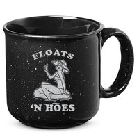 Floats And Hoes Funny Float Trip Tubing River Float 15oz Campfire Ceramic Mug