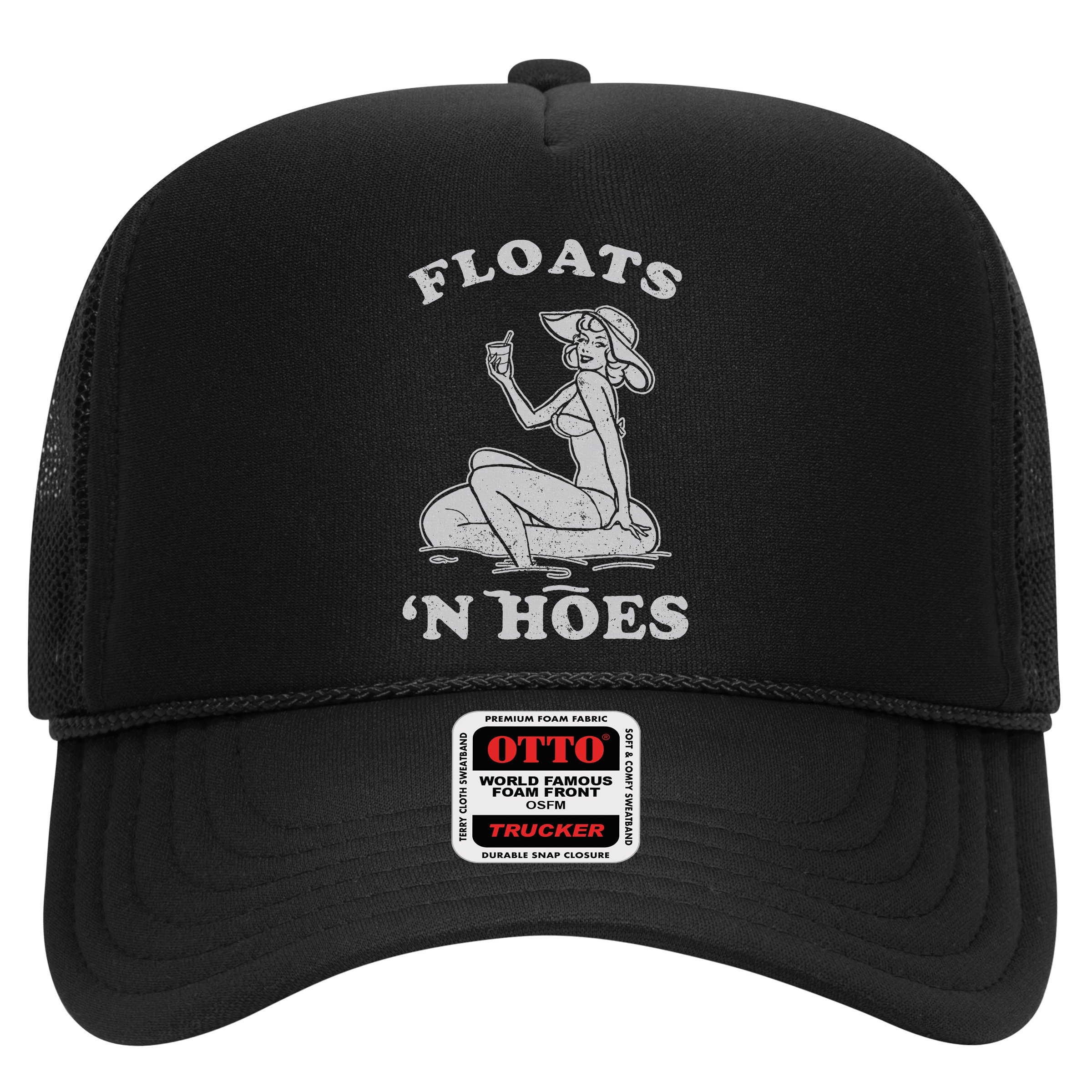 Floats And Hoes Funny Float Trip Tubing River Float Hat