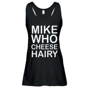 Funny Adult Humor Harry Mike Who Cheese Hairy Word Play Ladies Essential Flowy Tank