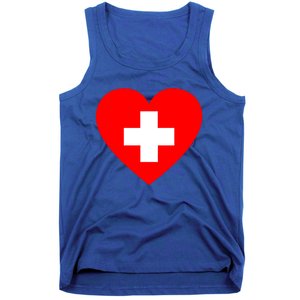 First Aid Heart Health Care Gift Tank Top