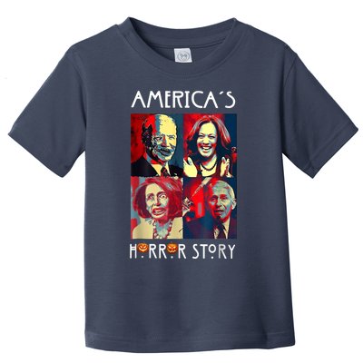 Funny Americas Horror Story Biden Halloween Costume Toddler T-Shirt