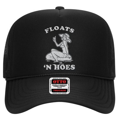 Floats And Hoes Funny Float Trip Tubing River Float Trucker Hat